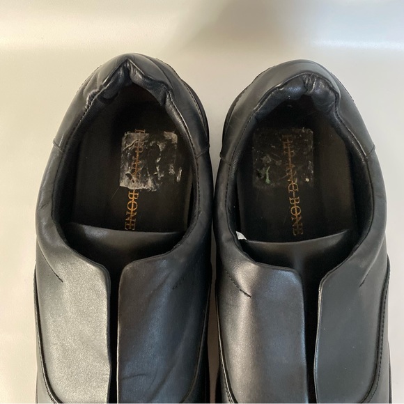 HIP AND BONE Black Slip On Laceless Mens Sneakers Size 10 Streetwear Casual Low - Picture 5 of 11